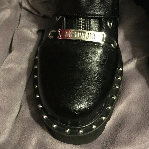 👻SOLD👻 Disturbia Buckle Boots - US 6.5-7 - Picture 5 of 5